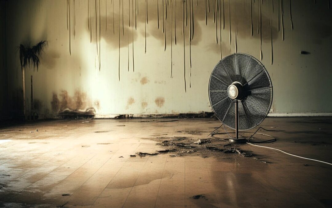 how long to run fans after water damage