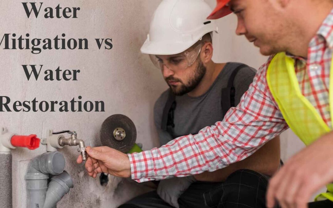 Water Mitigation vs Water Restoration